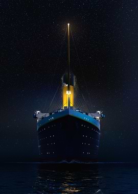 Cold night on the sea