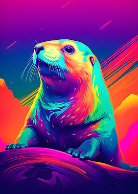 Neon Prairie Dog