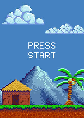 Retro Game Home Screen