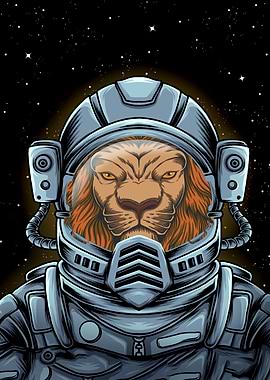 Astronaut Lion
