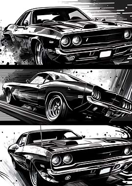 Trending Retro Racing Car