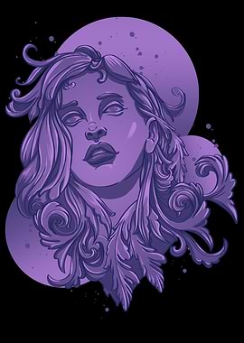 Neo Nymph Vaporwave Girl