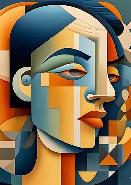 Cubism wall art