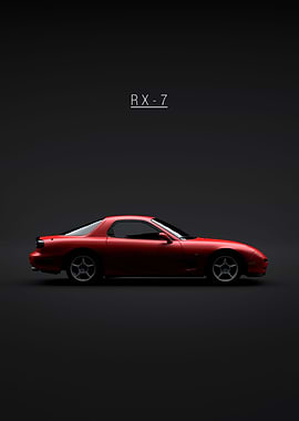 1997 Mazda RX7 Red