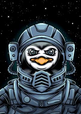 Astronaut penguin