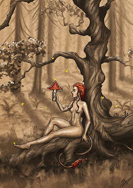 Forest Nymph On A Break