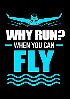 Funny Swimming Swimmer