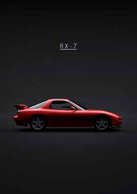 Mazda RX7 1999 Red