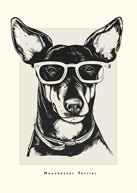 Manchester Terrier Sketch