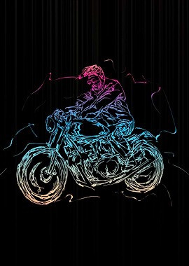Motorbike rider