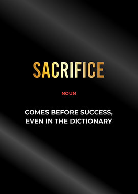 sacrifice motivational