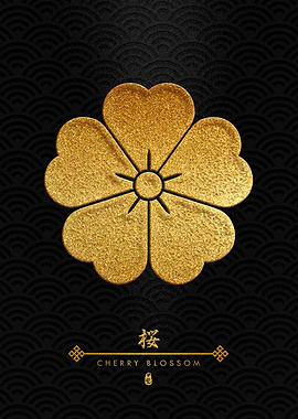 Gold Sakura Kamon
