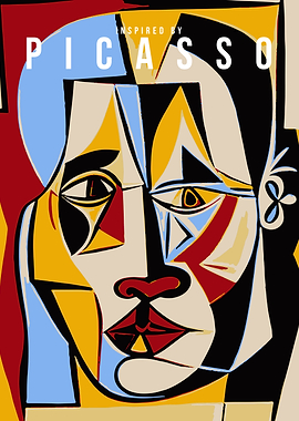 Picasso Cubism Head