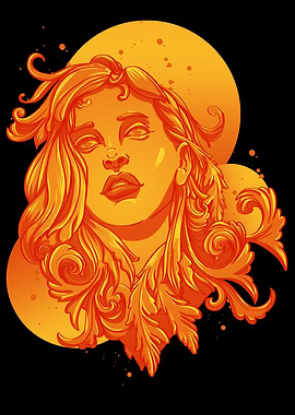 Neo Nymph Vaporwave Girl