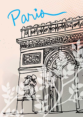 Paris France Arc Landmark