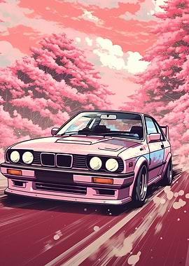 Trending Retro Racing Car