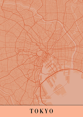 Tokyo Orange Map