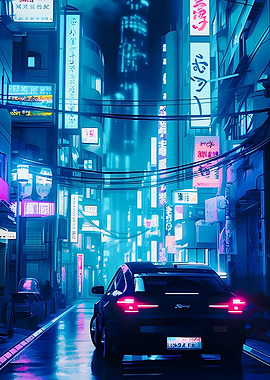 Cyberpunk night
