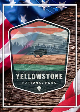 Yellowstone Park Poster