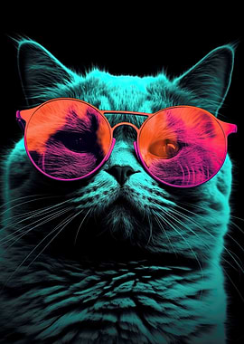 Cool Cat Cool Glasses