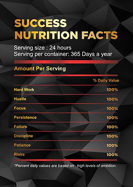 success nutrition facts