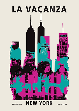 New York City Retro Poster