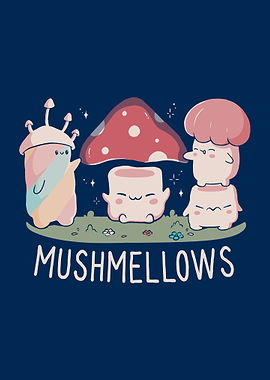 Mushmellows Kawaii Fungi