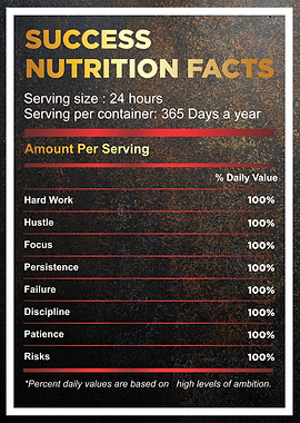 success nutrition facts