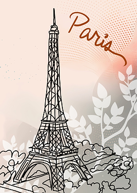 Paris France Eiffel Tower