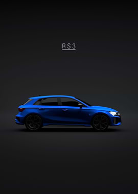 Audi RS3 2021 8Y Blue
