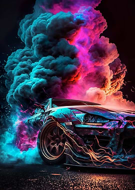 Trending Retro Racing Car