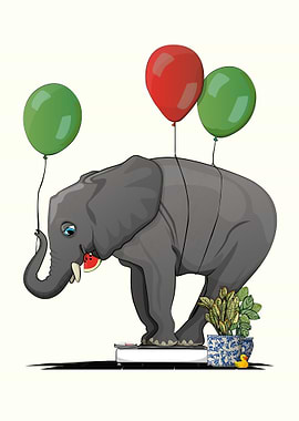 Elephant in Bathroom