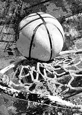 Basketball art print S211