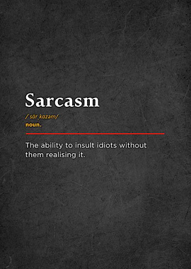 Sarcasm Definition