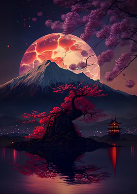 magic flowers the lake