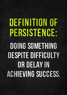 Definition of Persistence