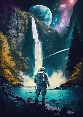 Space Landscape Galaxy