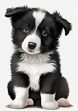Border Collie Dog 02