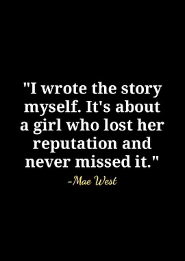 Mae West quotes