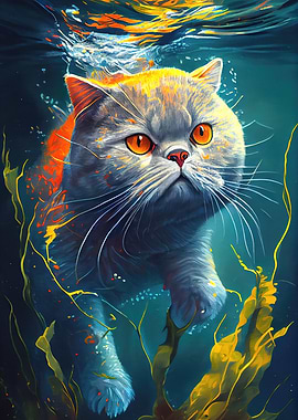 Underwater Cat 2