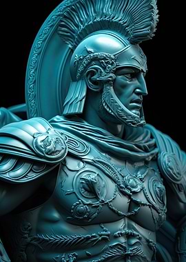 Spartan Warrior Statue