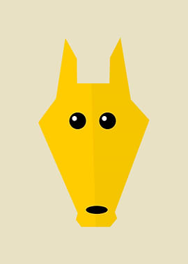 minimalism cute giraffe