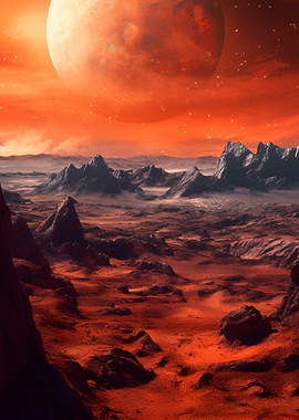 Red Planet Mars Landscape