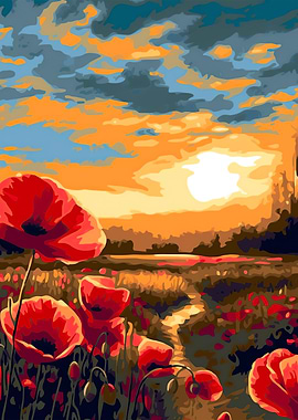Field of poppies