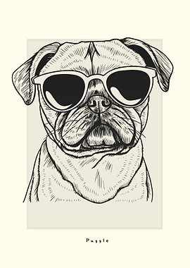 Puggle Illustration