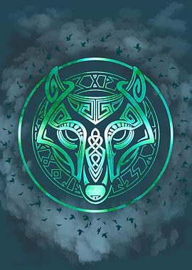 Odin wolf north mythology