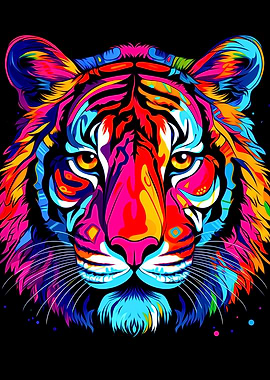 Colorful Tiger