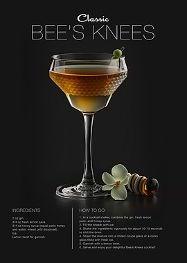 Bees Knees Cocktail