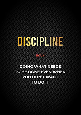 discipline motivation