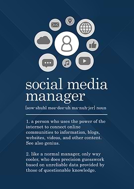Funny Social Media Manager